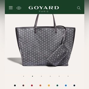 Goyard Anjou GM bag - gray. Authenticity not validated.